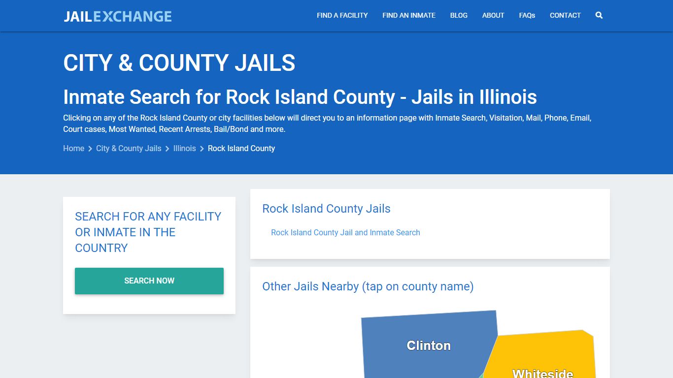 Inmate Search for Rock Island County | Jails in Illinois - Jail Exchange